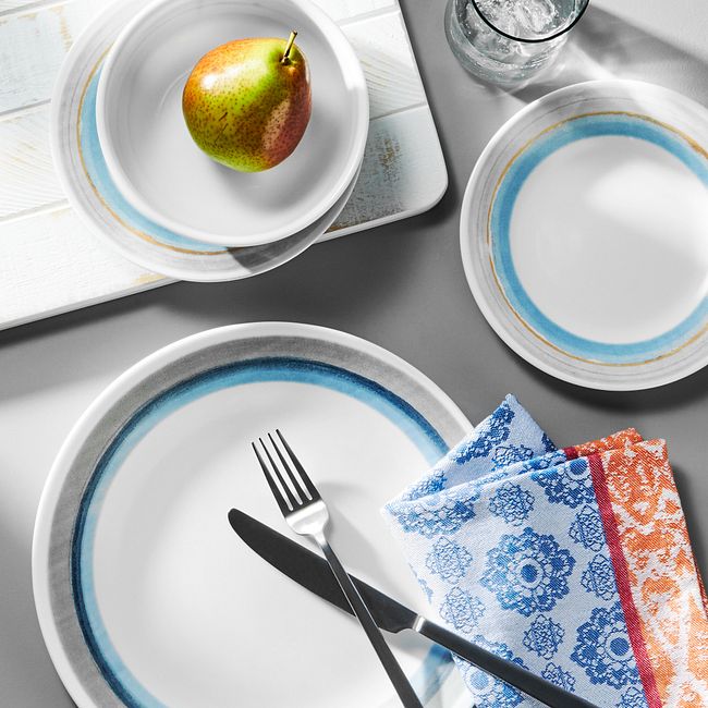 Elemental Dawn 18-piece Dinnerware Set, Service for 6