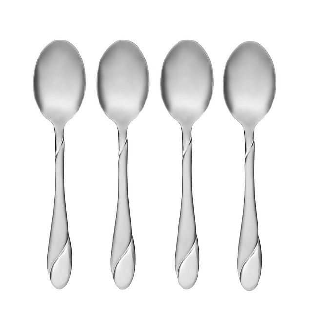 Swirl Sand 4-piece Dinner Teaspoon Set