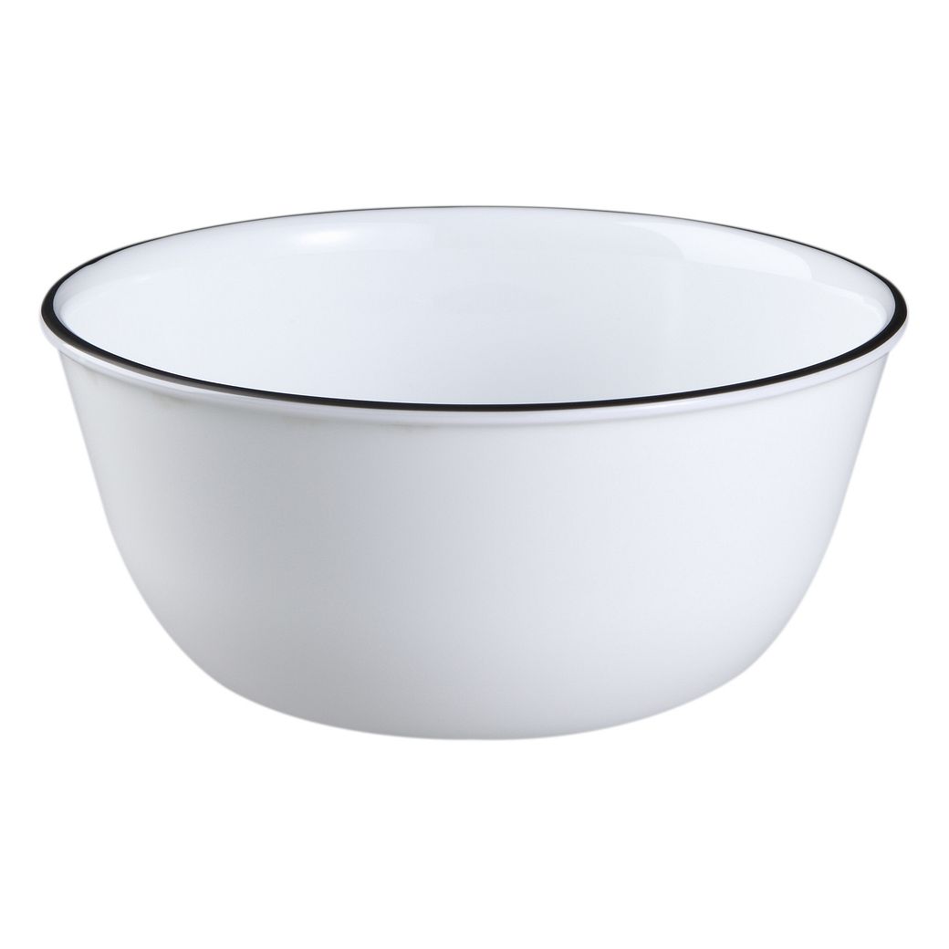 Classic Café Black 28ounce Large Soup Bowl Pyrex