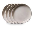 Stoneware 8.45" Meal Bowls, Oatmeal, 4-pack