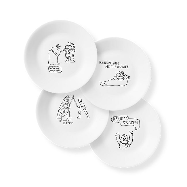 6.75" Appetizer Plates 4-pack: Star Wars™