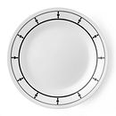 Livingware Pearls 6.75" Plate, Black & White