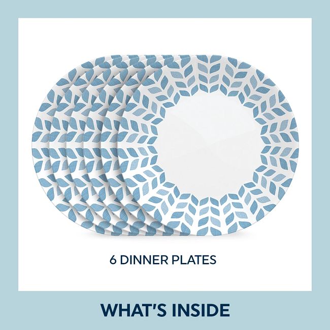 Global Collection Northern Pines 10.25" Dinner Plates, 6-pack