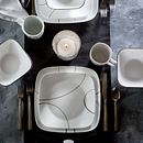 Simple Lines 16-piece Dinnerware Set, Service for 4