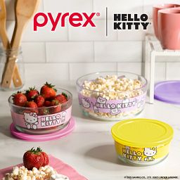 text that says the brand you trust 100% pure Pyrex glass