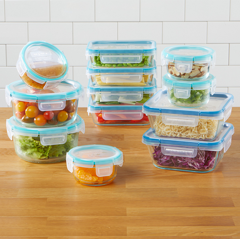 Total Solution® Pyrex® Glass 24-piece Food Storage Set | Snapware