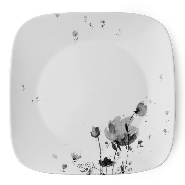 Square Fleurs Du Soir 10.5" Plate