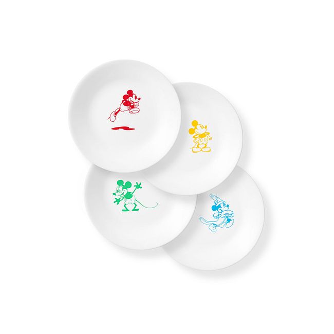 6.75" Appetizer Plate, 4-pack: Disney Mickey Mouse - The True Original