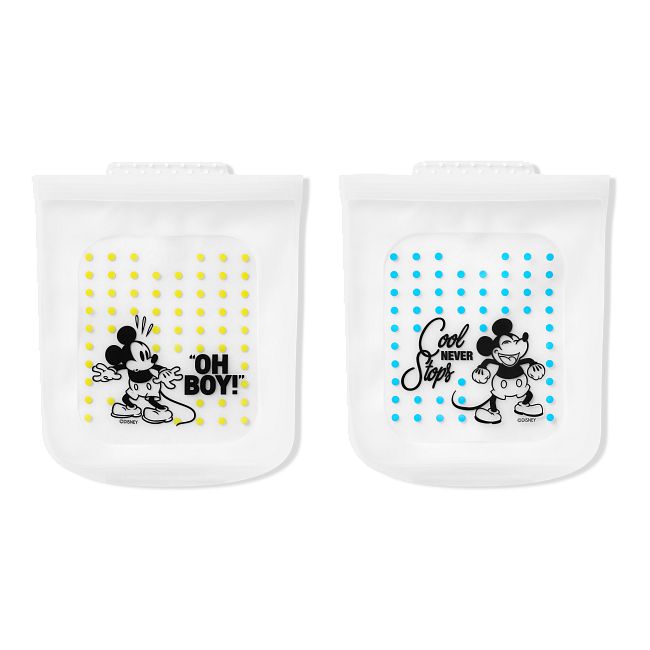 Half-Gallon Silicone Storage Bag 2-pack: Disney Mickey Mouse