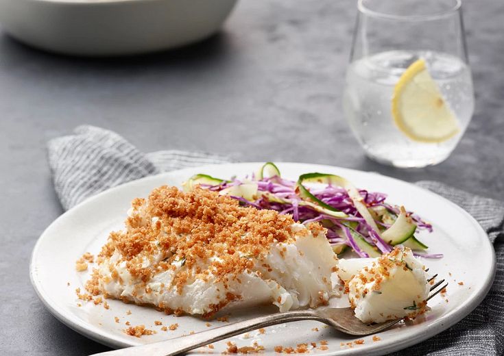 Panko-Crusted Cod