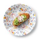 Prairie Garden Red 6.75" Appetizer Plate