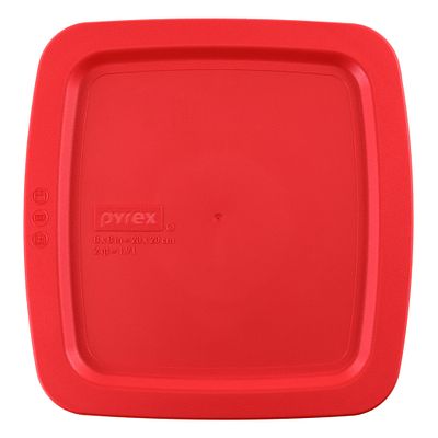 Snapware 7211r Poppy Red Total Solutions Rectangle Replacement Lid (2-Pack)