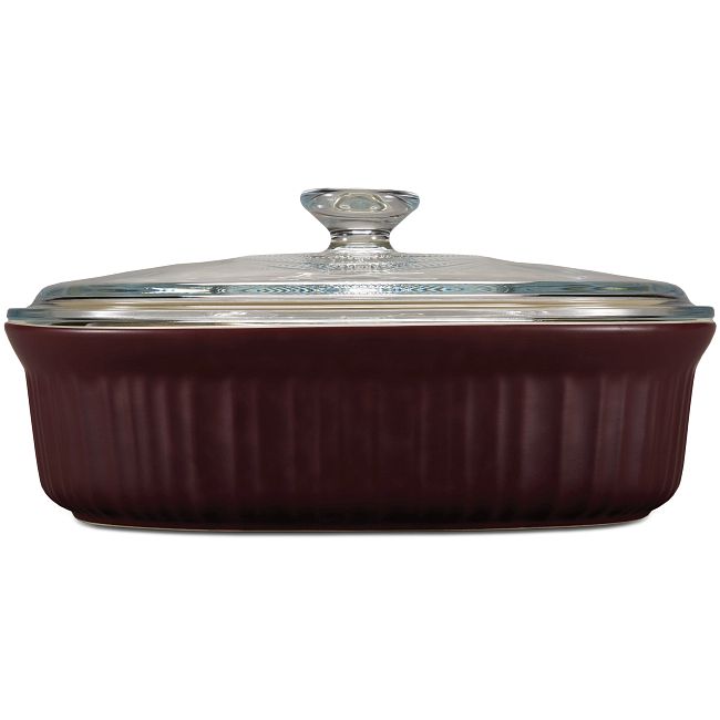 French Colors 2.5-quart Oval Baking Dish, Cabernet