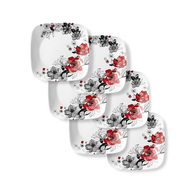 Chelsea Rose 9" Salad Plates, 6-pack