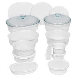 Corningware 12 piece shop mixed bakeware set