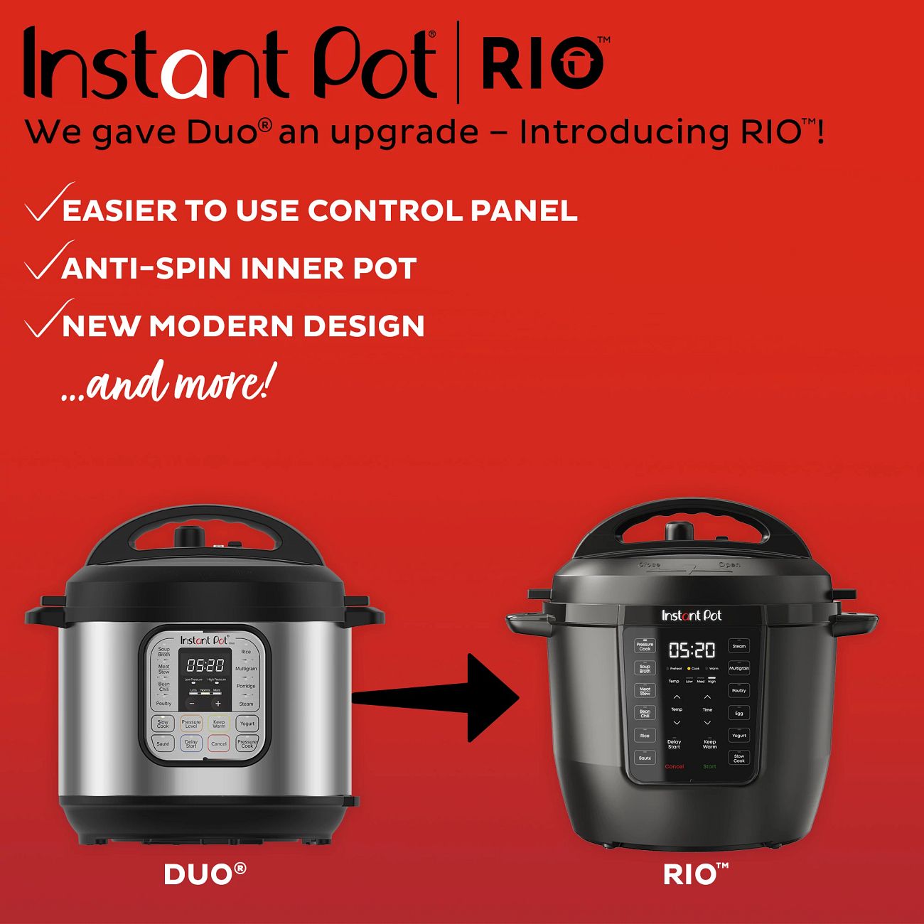 Instant Pot® RIO™ 6quart Multicooker Instant Home