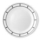 Livingware Pearls 8.5" Plate, Black & White