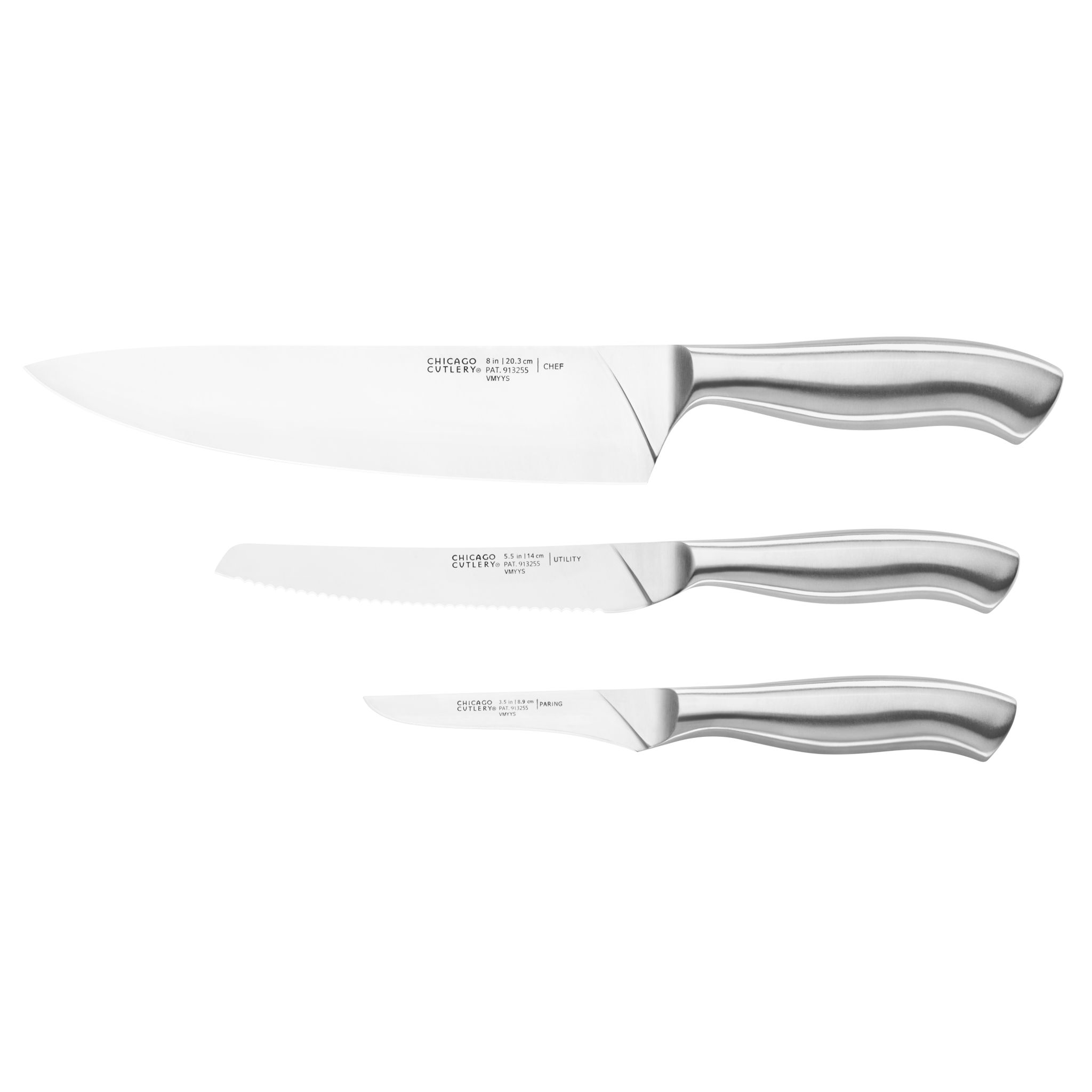 Insignia Steel 3-piece Knife Set