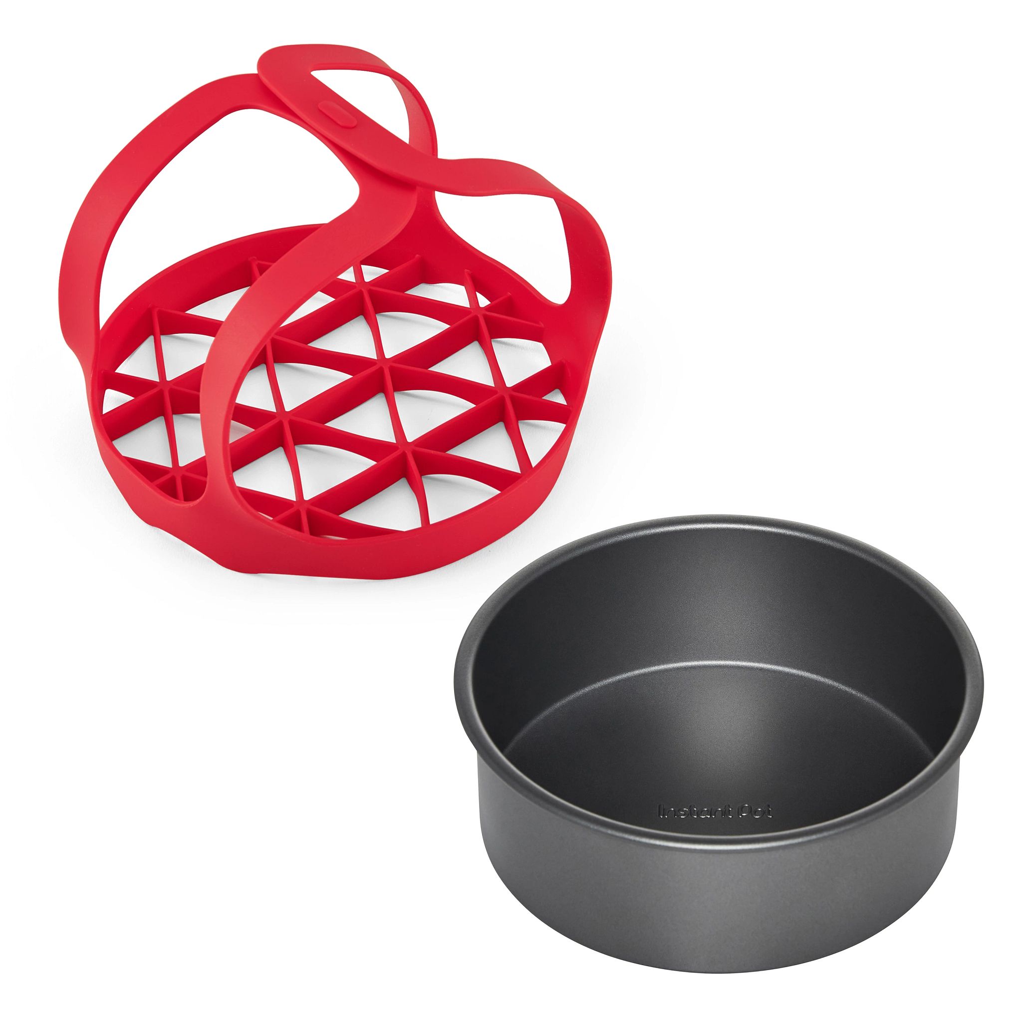 Instant Pot Bakeware Sling Official Silicone Accessory, 8 and 6 Quart  Cookers in Red