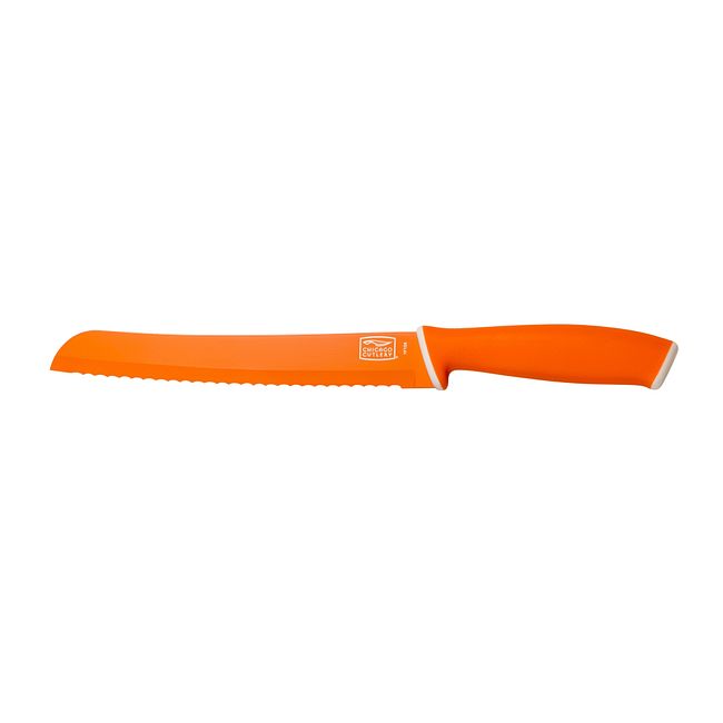 Vivid 8” Bread Knife, Orange