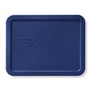 Blue Lid for 6-cup Rectangular Food Storage Container