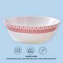 MilkGlass™ Graphic Stitch 18-ounce Cereal Bowls, 4-pack