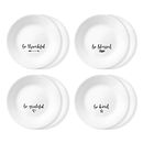 Sentiments 6.75" Appetizer Plates, 8-pack