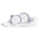 Classic Café Blue 78-piece Dinnerware Set, Service for 12