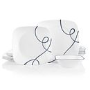 Lia Square 18-piece Dinnerware Set, Service for 6