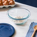 Easy Grab 19-piece Glass Bakeware Set with Blue Lids