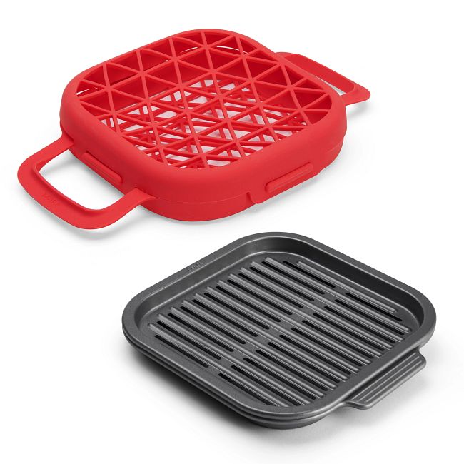 Instant Pot Air Fryer Silicone Pronged Tray, Red