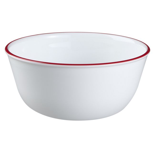 Red Banded 28-ounce Large Soup Bowl