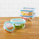 8-piece Food Storage Container Set made with Pyrex Glass