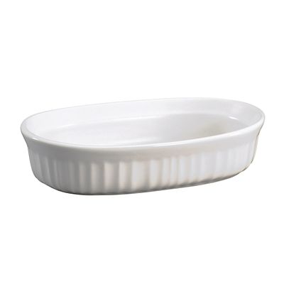 CorningWare French White 15-Ounce Oval Dish by CorningWare 