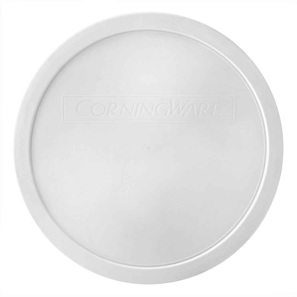 French White Plastic Lid for 2.5quart Round Baking Dish Instant Home