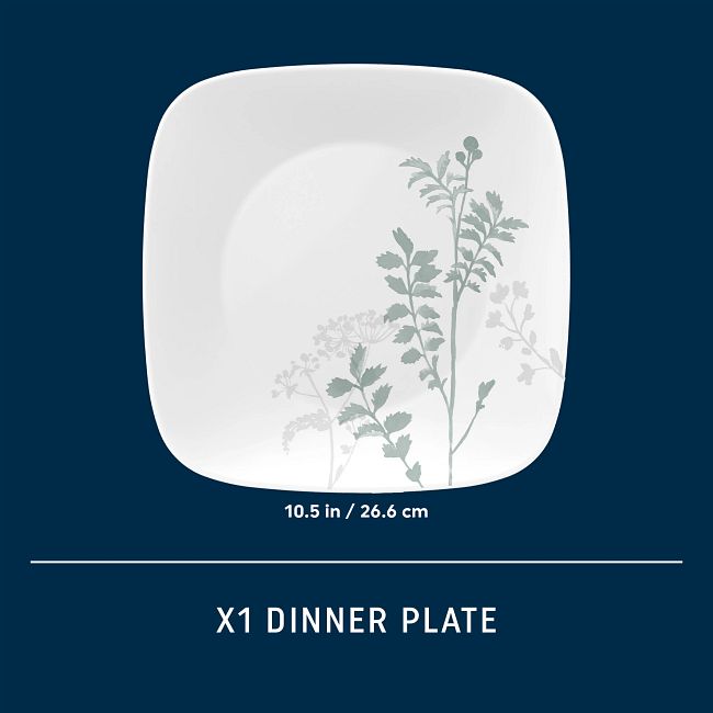 10.5 Plastic Dinner Plate Black - Room Essentials™