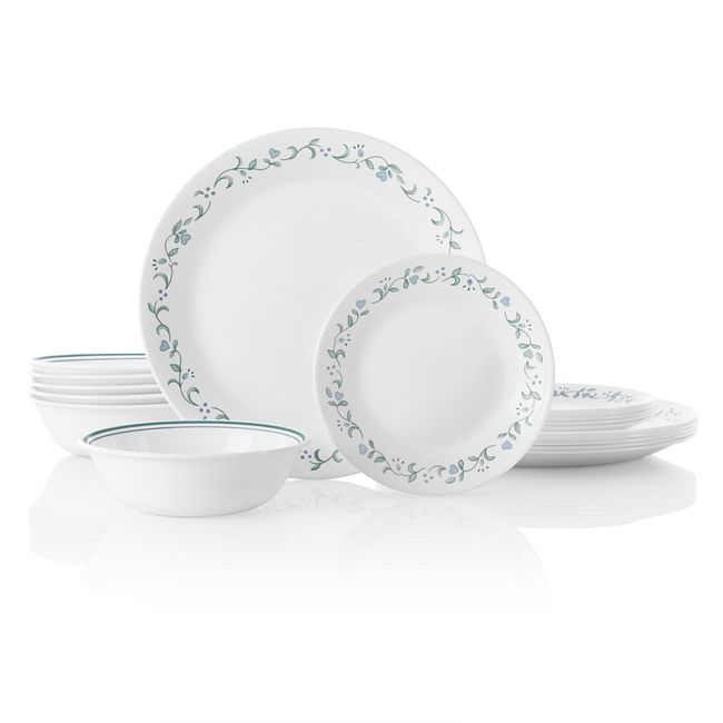 Country Cottage 18-piece Dinnerware Set, Service for 6