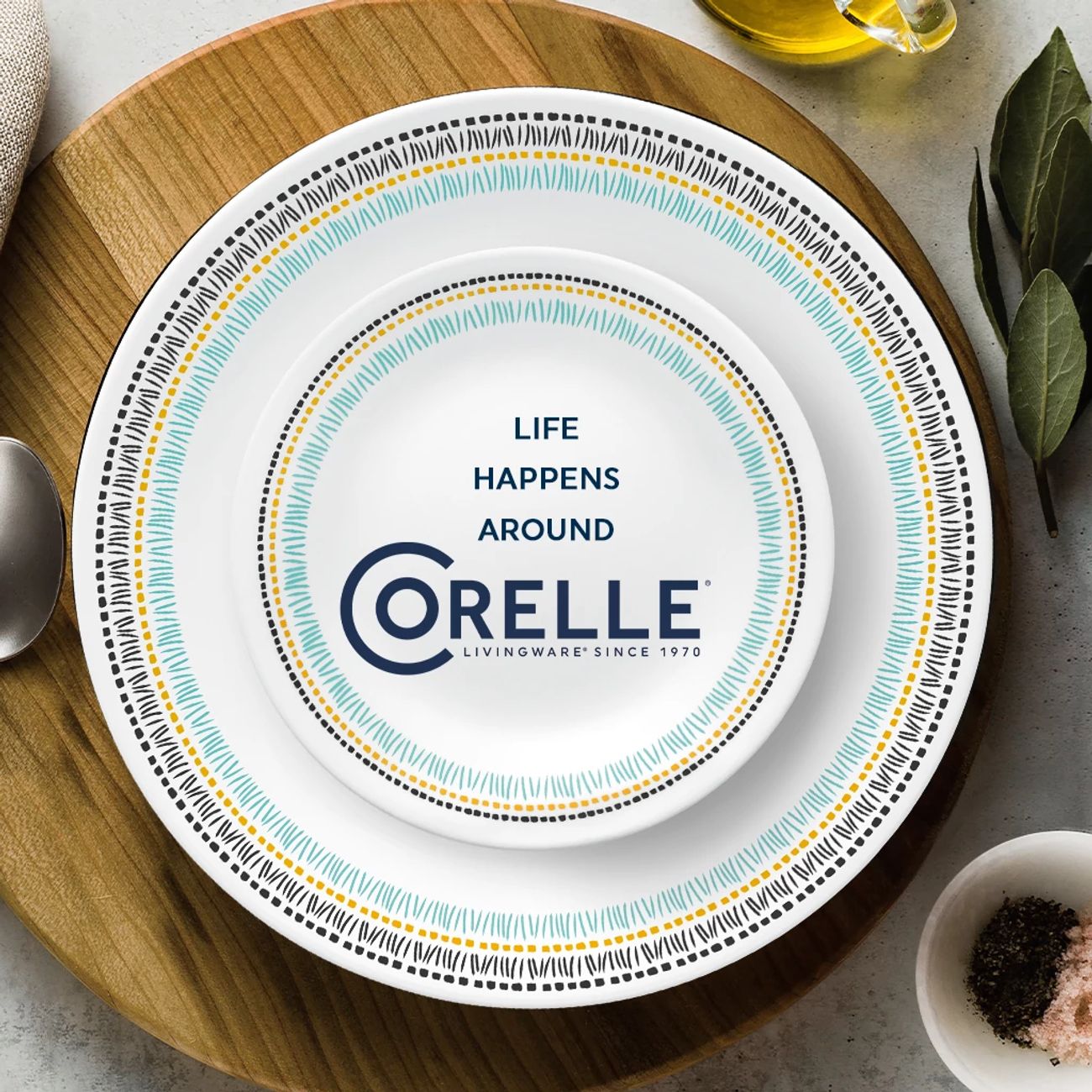 Paloma 16piece Dinnerware Set, Service for 4 Corelle