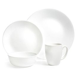 Livingware™ Winter Frost White 16-pc Dinnerware Set (NEW 11" Dinnerplates)
