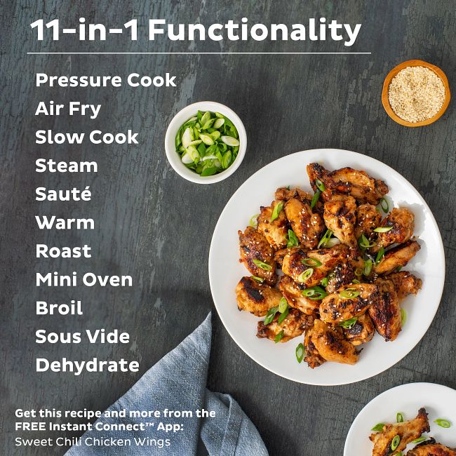 Instant Pot® Duo Crisp™ + Air Fryer 8-quart Multi-Use Pressure Cooker