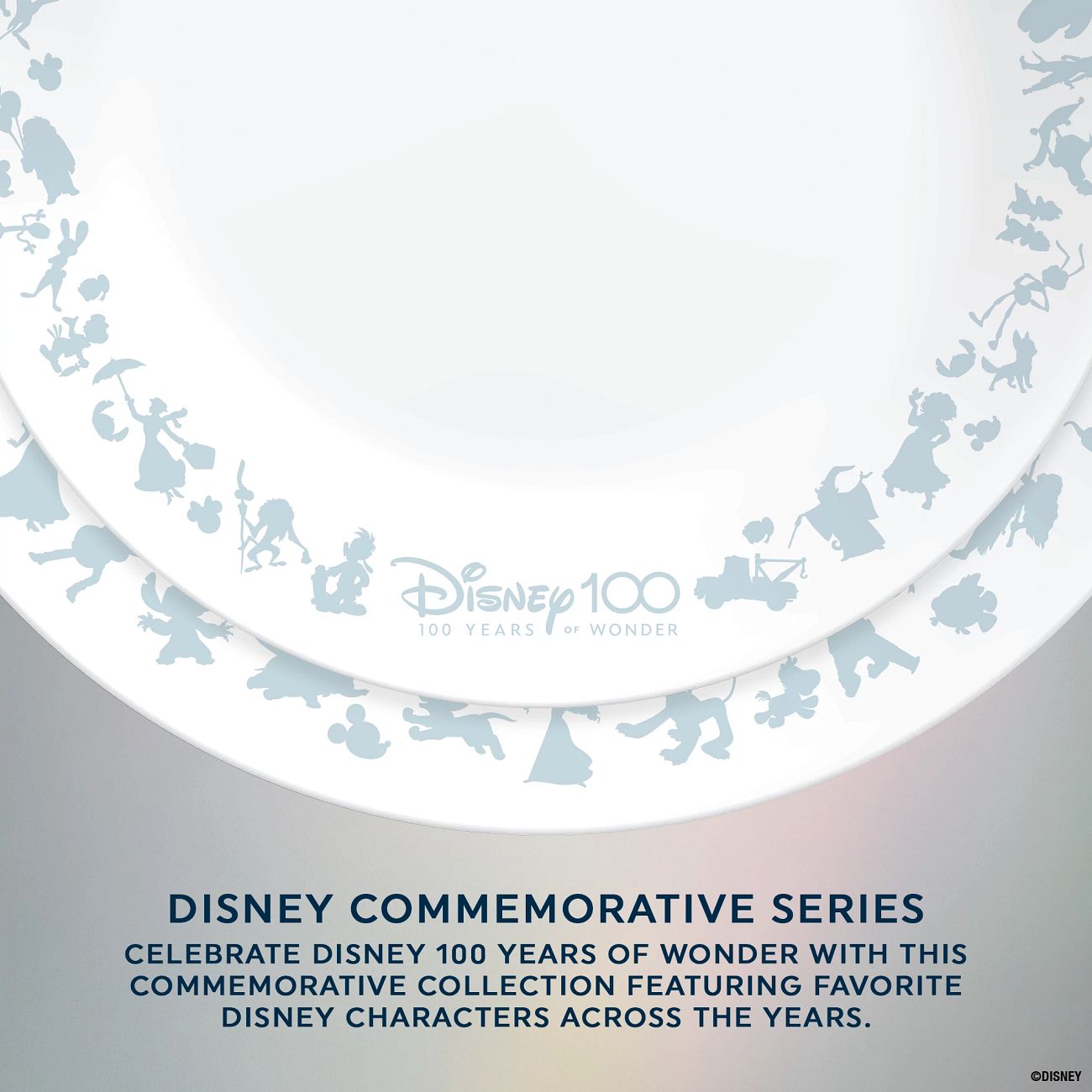 Disney Commemorative Series Characters 12piece Dinnerware Set Corelle