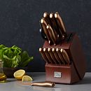 Insignia 14-pc Matte Bronze Block Set