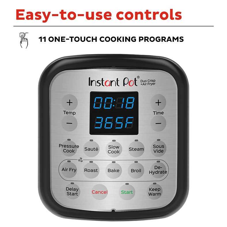 Instant Pot® Duo Crisp™ + Air Fryer 8quart MultiUse Pressure Cooker