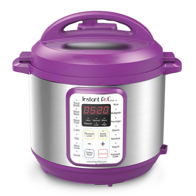 Instant Pot® Viva™ 6-quart Multi-Use Pressure Cooker, Eggplant