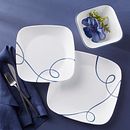 Lia Square 18-piece Dinnerware Set, Service for 6