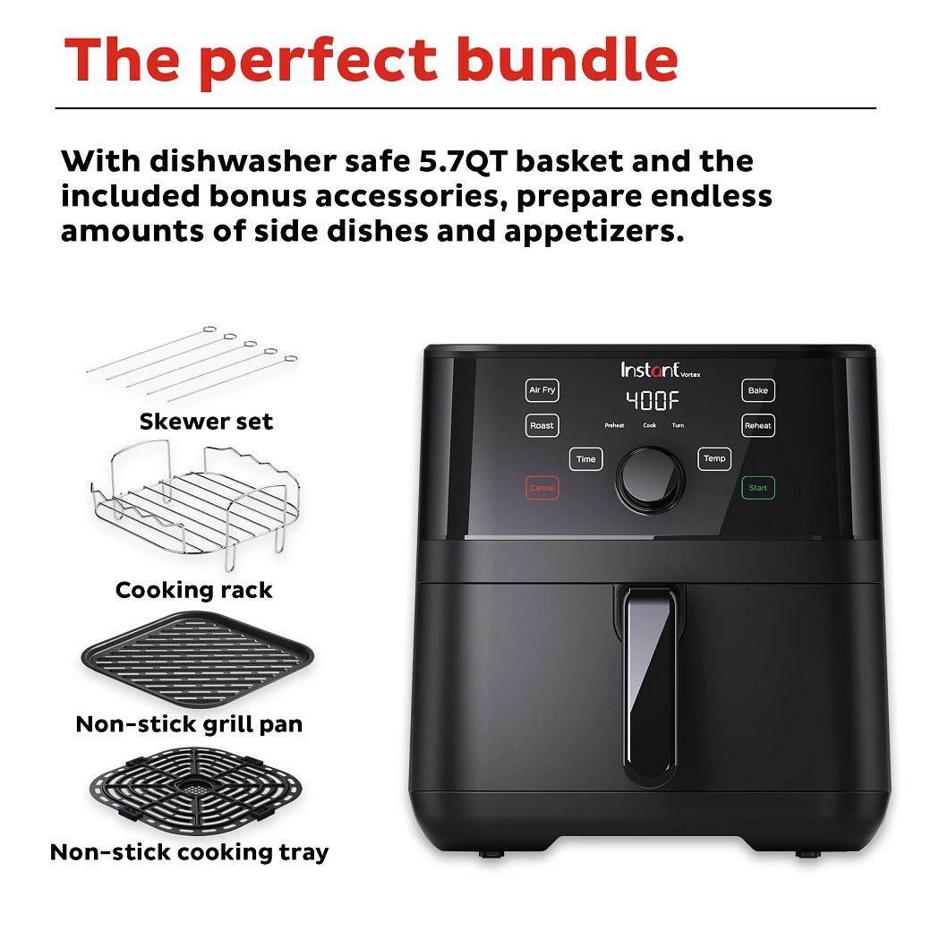 Instant™ Vortex® 5.7quart Air Fryer with Accessories Instant Home