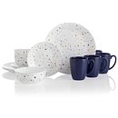 Terrazzo Azul 16-piece Dinnerware Set, Service for 4