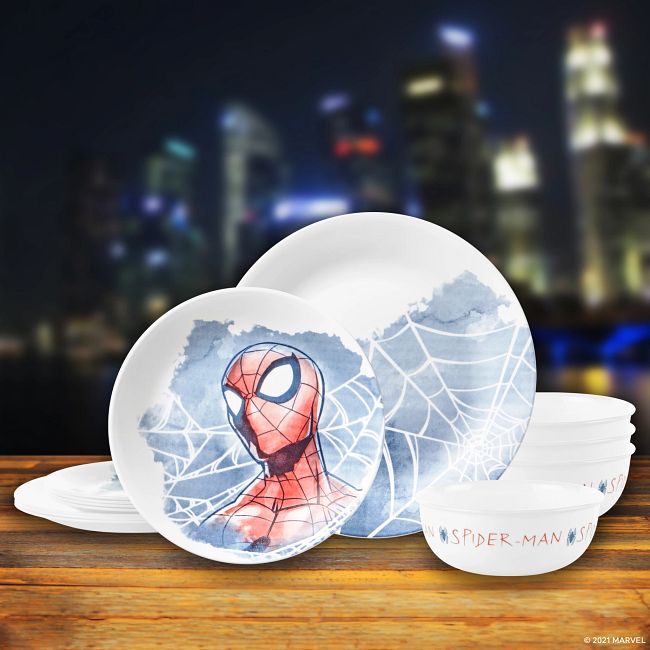 Marvel Spider-Man 12-piece Dinnerware Set, Service for 4