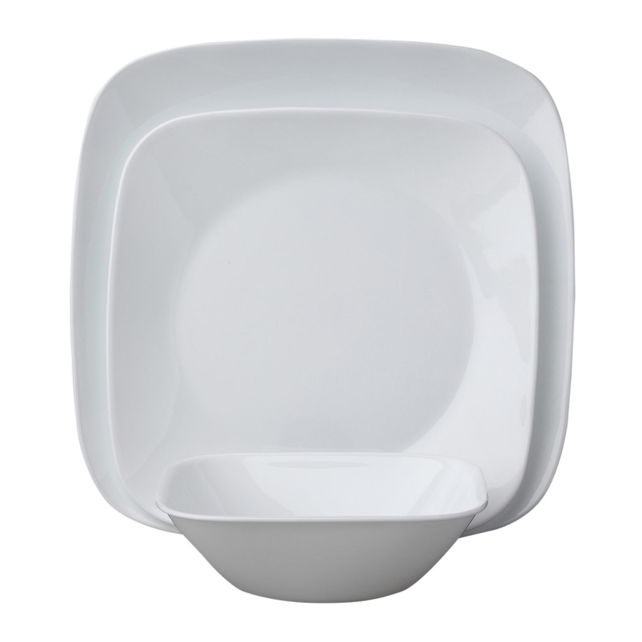 Corelle® Pure White 18-piece Dinnerware Set, Service for 6