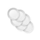 Woven Lines 8.5” Salad Plates, 6-pack